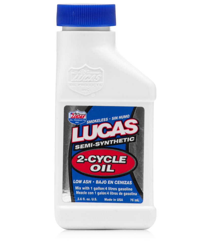 Lucas Oil 10058 Semi-Synthetic 2-Cycle Oil 1 2.6 oz Bottle